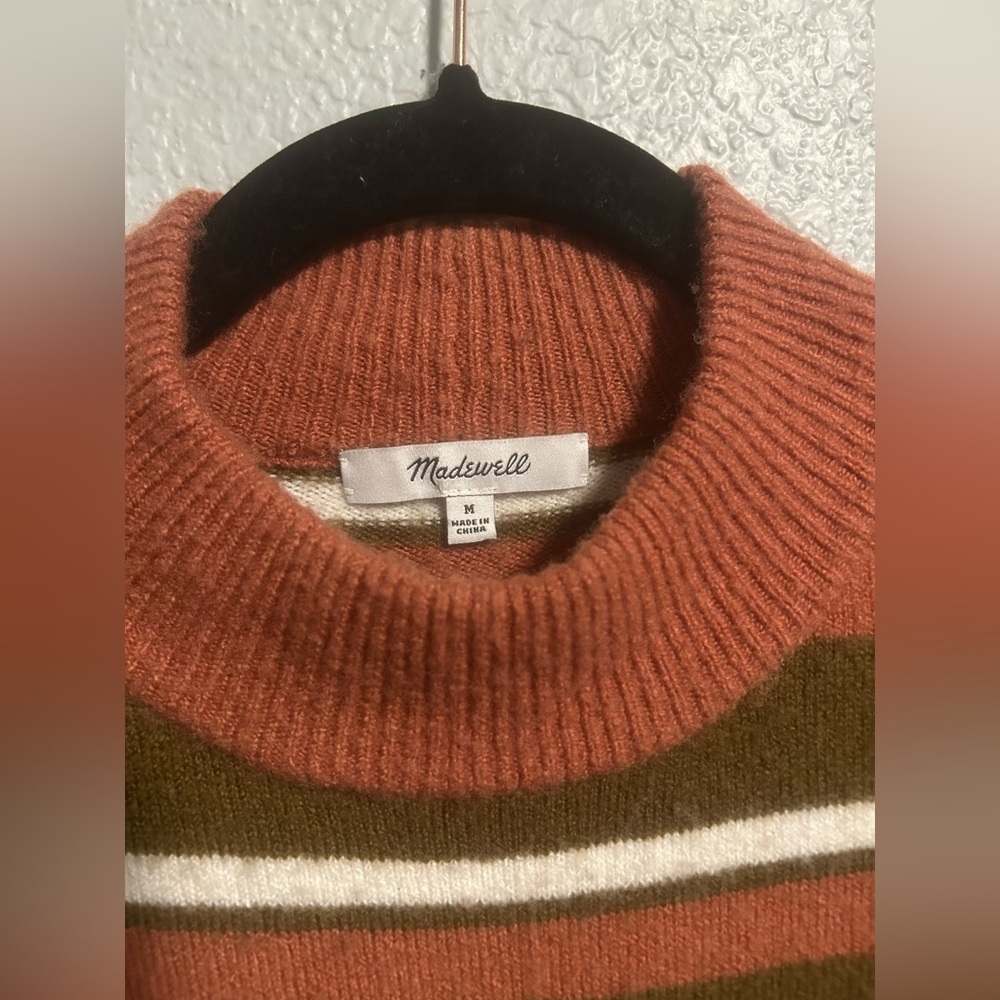 Madewell striped high neck sweater - Picture 4 of 7